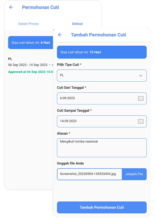 Pengajuan Izin & Cuti